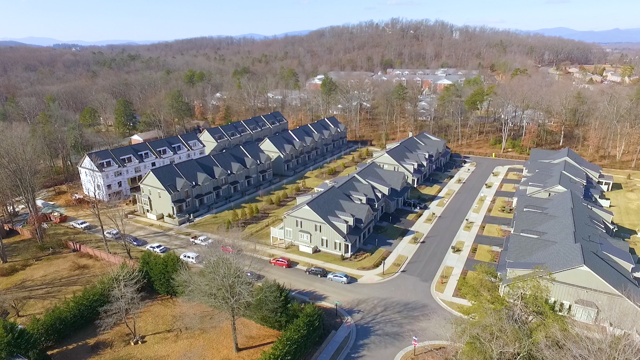 Out of Bounds aerial shot