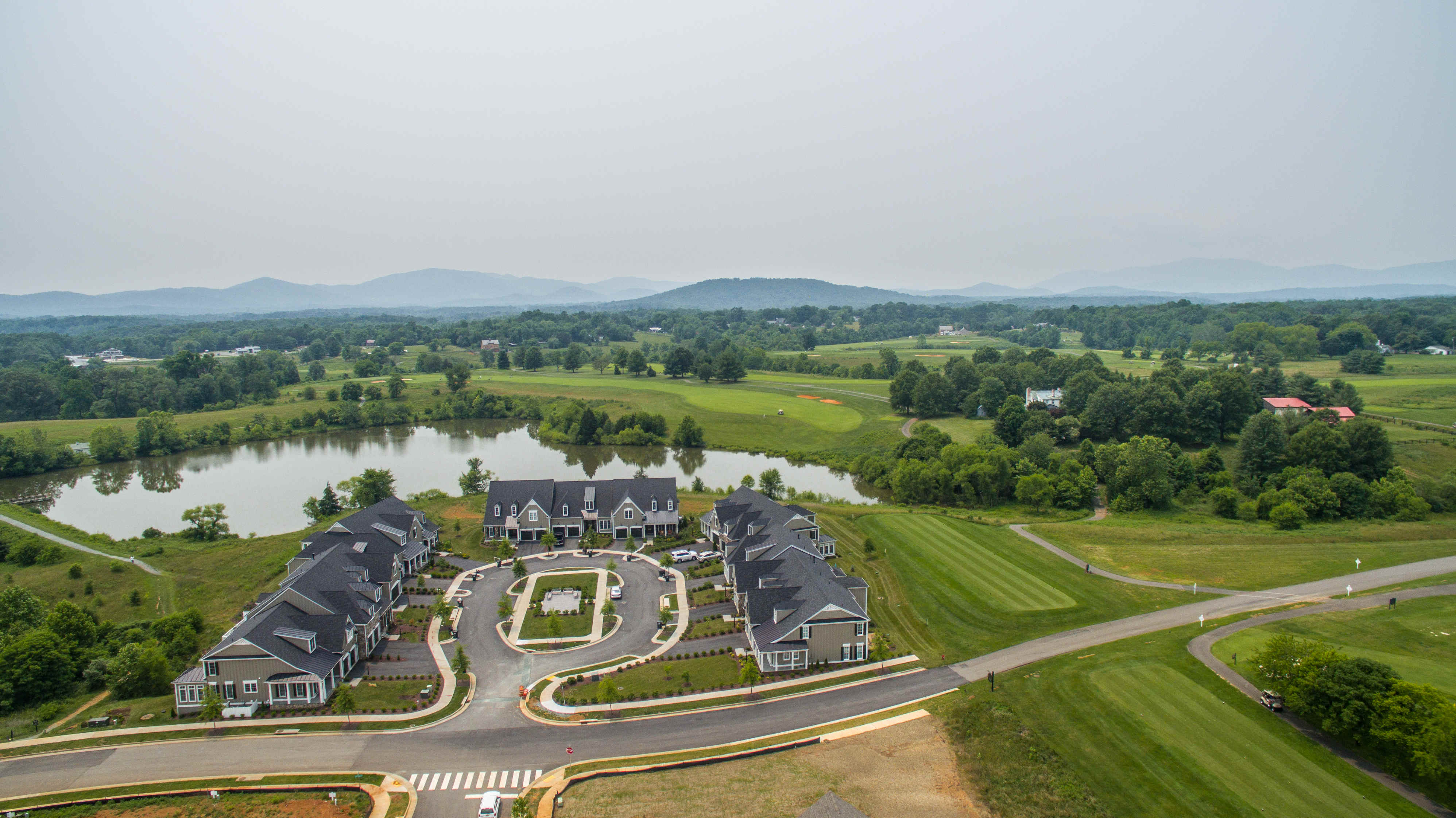 Aerial view of Old Trail Village