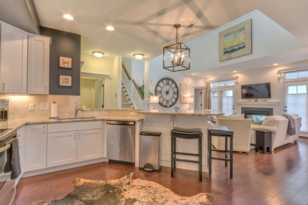 Kitchen in The Villager Courtyard home plan by Craig Builders.