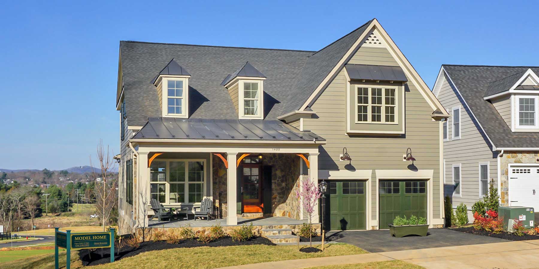 Exterior of The Fairway home plan from Craig Builders.