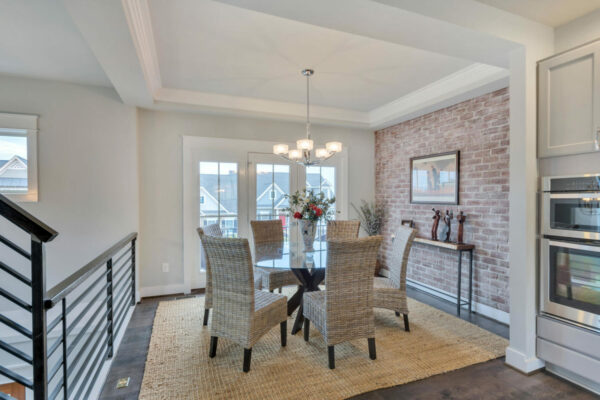 Dining room at Cascadia Townes.
